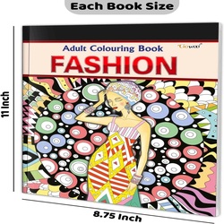 GO WOO Adult Colouring Book - FASHION